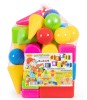 Constructor Piese Mari Copii cu Mingi, Cuburi, Cilindri, Plastic Netoxic, Joc Educativ, Varsta 1 an+