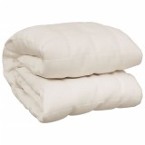 Patura grea, crem deschis, 122x183 cm, 9 kg, material textil
