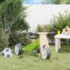 VidaXL Bicicletă de echilibru pentru copii 2 &icirc;n 1, verde