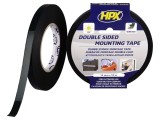 Banda Dubla Adeziva HPX Neagra 12mm x 10m Spuma PE Acrilica Rezistenta UV Max 120&deg;C