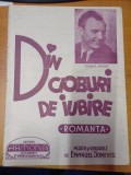 AS - PARTITURA - EMANUEL IONESCU - DIN CIOBURI DE IUBIRE, ROMANTA pentru voce si pian