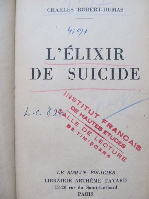 L&#039;Elixir de Suicide - Charles Robert Dumas