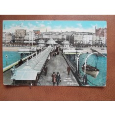 Carte postala, West Pier, Brighton, inceput de secol XX