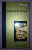 PROCLOS - ELEMENTE DE TEOLOGIE