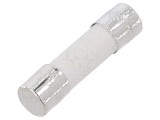 Siguranţă ardere rapidă 6,3A 250VAC ceramică alamă