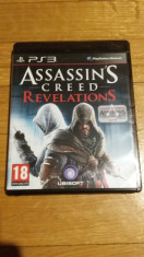 PS3 Assassin&amp;#039;s Creed Revelations (+ AC 1 bonus pe disc) - joc original by WADDER foto