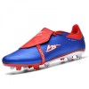 Ghete Fotbal MBrands 8.7 Albastre, Crampoane FG, Sintetice, Unisex, Gazon - Marimea 36
