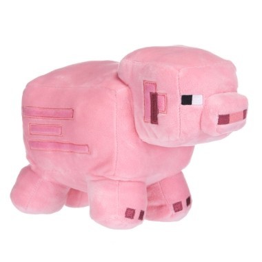 Minecraft Jucarie de plus Pig 26 cm foto