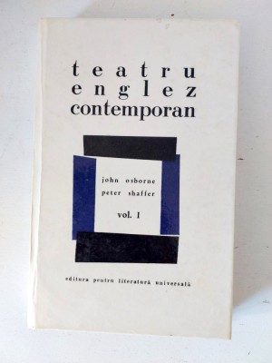 Teatru englez contemporan, vol. 1 - 1968 foto