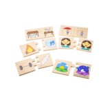 Puzzle din lemn - Notiuni opuse, Edc