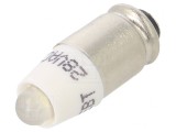 Lampă de control LED albă 28V