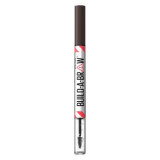 Creion de sprancene + gel de fixare Build a Brow, Ash Brown, 1.4 g, Maybelline