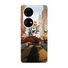 Husa compatibila cu Huawei P40 model Tom and Jerry in New York, Silicon, TPU, Viceversa, Transparent, Carcasa