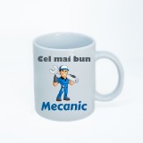 Cana alba personalizata mecanic, INOVATIX&reg;. 330ml
