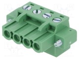 Regletă de conexiuni deconectabilă 5.08mm 4 piste DEGSON ELECTRONICS