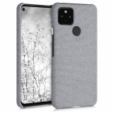 Cumpara ieftin Husa pentru Google Pixel 4a 5G, Textil, Gri, 53569.25, Carcasa