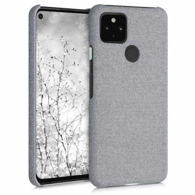 Husa pentru Google Pixel 4a 5G, Textil, Gri, 53569.25 foto