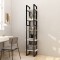 vidaXL Bibliotecă cu 5 rafturi, alb, 40x30x175 cm, lemn de pin