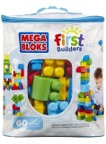 Mega Bloks First Builders Big Building Bag 60pcs Blue (dch55)
