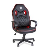 Scaun gamer cu cotiera - negru / rosu - 71 x 53 cm / 53 x 47 cm Best CarHome, Oem