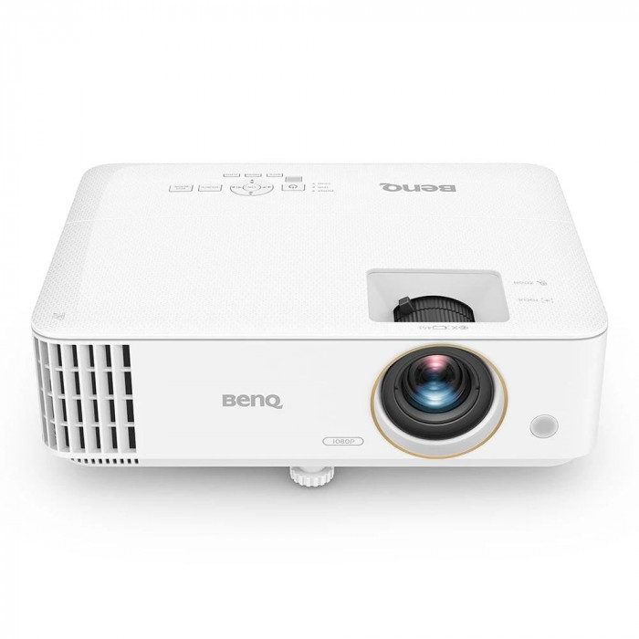 Proiector BENQ TH585P, DLP, FHD 1920*1080, 3500 lumeni, 10.000:1, 16:9, lampa 4000 ore/ 15.000 ore, zoom 1.1x, 2* HDMI, MHL, USB tip A, RS232, boxa 10