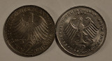 Lot 2 monede 2 Mark 1960 si 1970 - Max Planck si Theodor Heuss, Europa