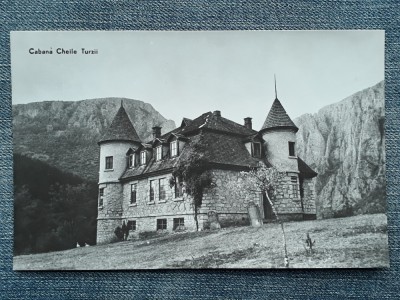 611 - Cabana CHeile Turzii / carte postala RPR vedere necirculata jud. Cluj foto