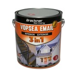 Vopsea email anticoroziva 3 in 1 rosu 270 pe baza de solvent 3.5L, direct pe rugina, interior si exterior Breckner Germany