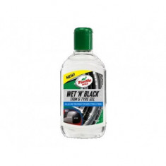 Gel luciu anvelope, chedere si elemente plastic Turtle Wax Wet N Black 300ml