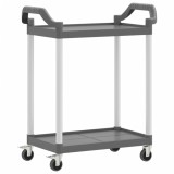 Cumpara ieftin Carucior cu 2 niveluri, gri, 81x41x92 cm, aluminiu