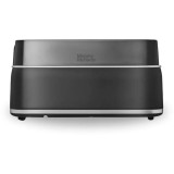 Prajitor de paine Morphy Richards MUC-TSL2TB, 1800 W, 4 felii, 7 trepte rumenire, Negru