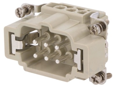 Conector HDC 6 pini, 16A, 500V foto