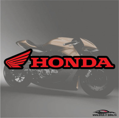 HONDA WING-MODEL 1-STICKERE MOTO- 20 cm. x 3.76 cm. foto