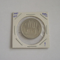 M1 C10 - Moneda foarte veche 121 - Romania - 100 lei 1992