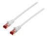 Patch cord S/FTP Cat6 alb 2m LSZH, Goobay