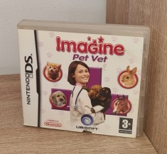 Imagine Pet Vet (Nintendo DS) Joc Original Ubisoft, Complet CIB (Cu Manual + Carcasă) Consola Gaming Copii
