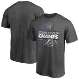 Tampa Bay Lightning tricou de bărbați 2020 Stanley Cup Champions Locker Room Laser Shot - S