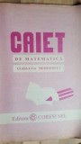 Caiet de matematica clasa a V-a