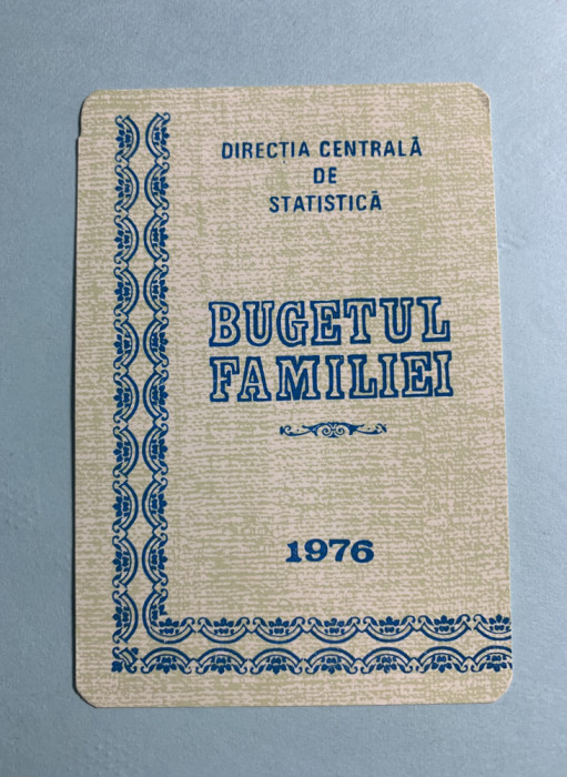 Calendar 1976 direcția centrală statistică