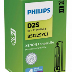 Bec Xenon Philips D2S 35W 85V P32d-3 Xenon Longer Life 85122SYC1