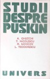 STUDII DESPRE PUSKIN-A. GHIJITCHI, T. NICOLESCU, M. NOVICOV, L. TEODORESCU-345117