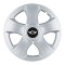 Set 4 Capace Roti 16 inchi (R16) Bis Gri, Compatibile Cu Mini