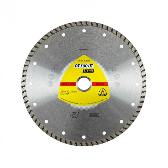 Disc Klingspor Diamantat Turbo Diametru 125 mm DT300UT