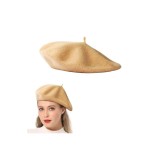 Beret de l&acirc;nă bască franceză, pălărie de artist de iarnă - o singură mărime