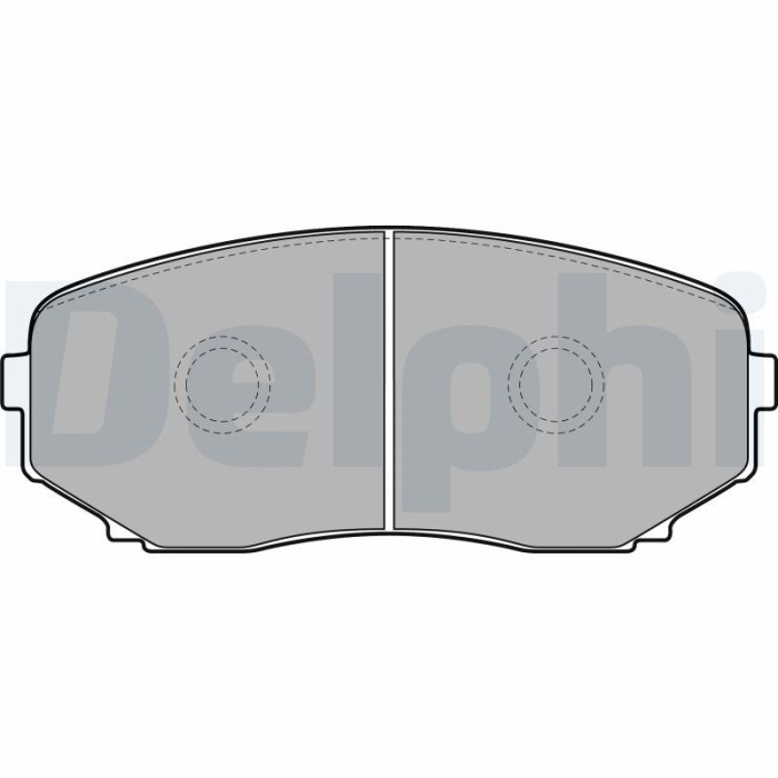 DELPHI LP2098 set placute frana,frana disc