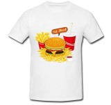 Cumpara ieftin Tricou &quot; Burger and fries &quot;