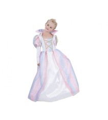 Costum carnaval Printesa curcubeu, pentru copii, 5-6 ani ( 110/120 cm)
