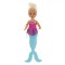 Păpușă Manechin, Baby Mermaid, Cu Coada Detasabilă, Rochie Fucsia, Păr Blond, 21 cm