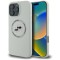 Husa pentru iPhone 16 Pro - Karl Lagerfeld Silicone MagSafe (KLHMP16LSKCHTCE) - Beige Karl&amp;Choupette Head