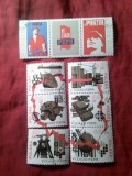 Serie Polonia 1971 Industrie , Partidul Muncii PZPR , 8 valori stampilate